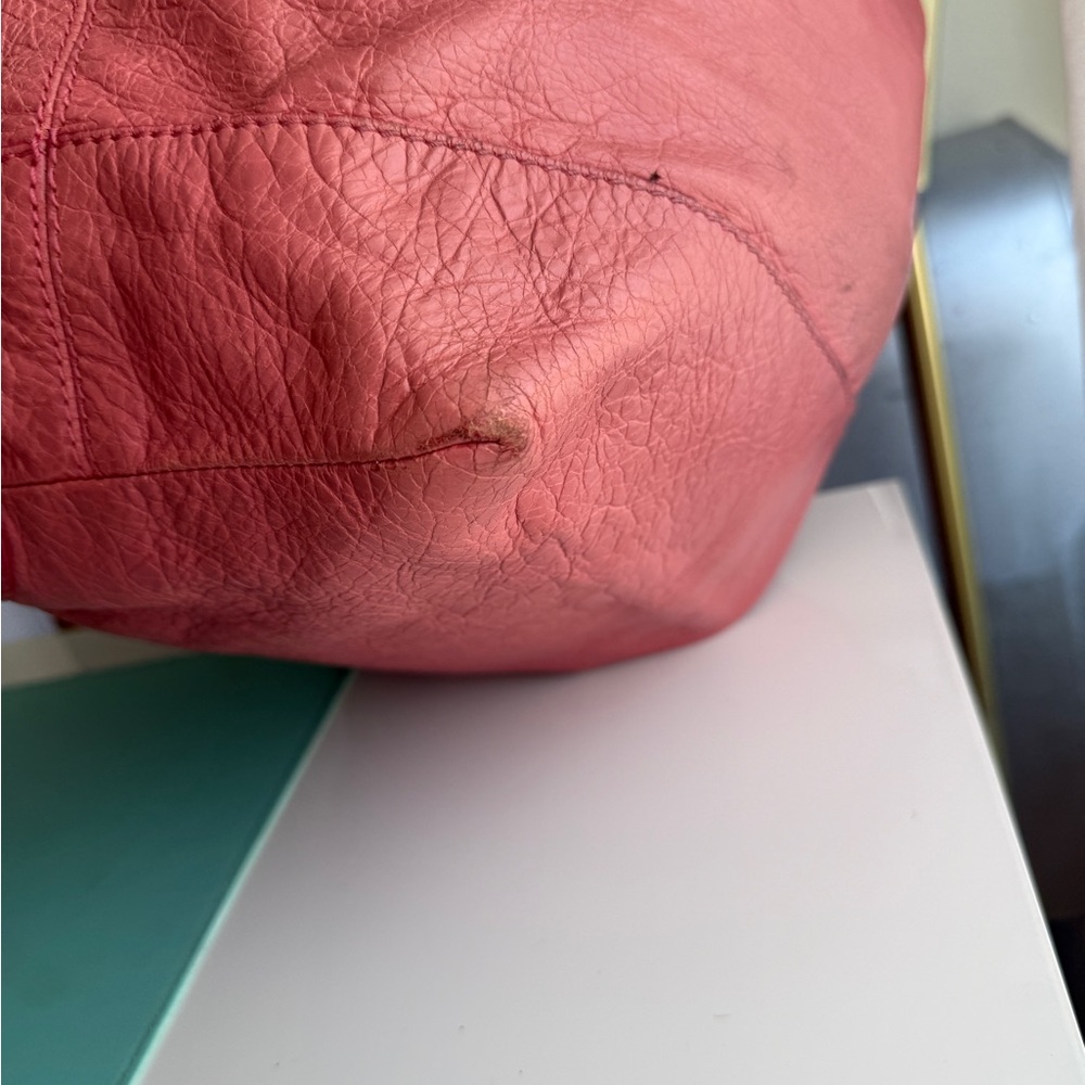 Balenciaga City Pink Leather Motorcycle bag - Picture 6 of 15